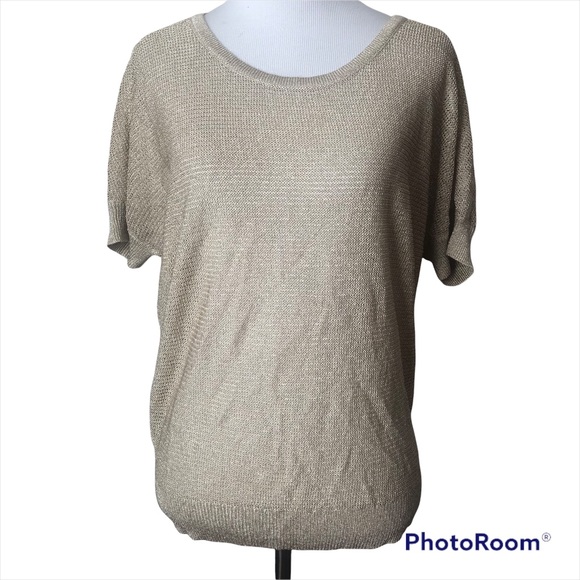 Ann Taylor Loft dressy blouse top gold sparkle
Size medium - Picture 1 of 6